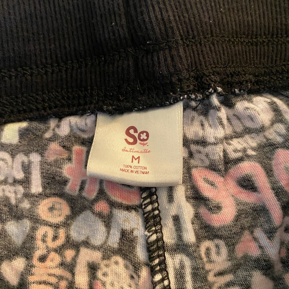 Y2K SO 100% cotton printed pajama bottoms - Picture 3 of 5
